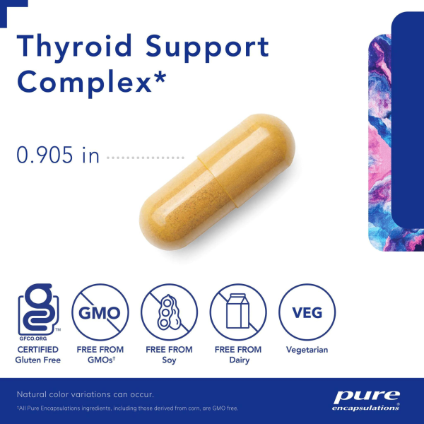Pure Encapsulations Thyroid Support Complex Capsules (60 count) #10085785 Cheap - Image 3