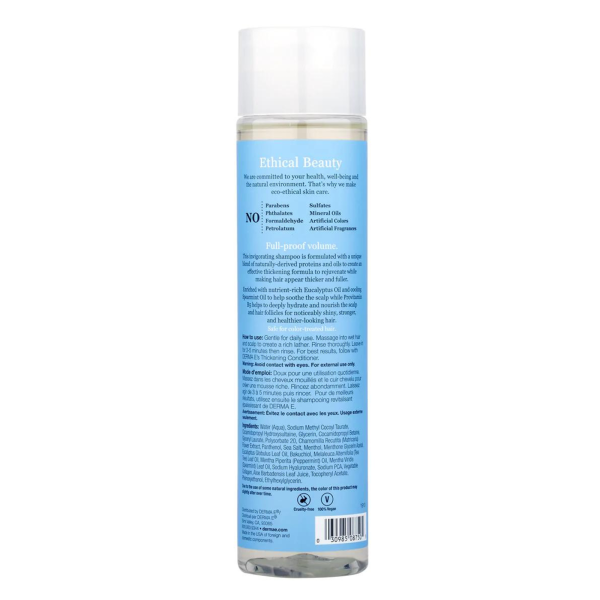 DERMA E Thickening Shampoo (10 fl oz) #10085303 Hot on Sale - Image 2