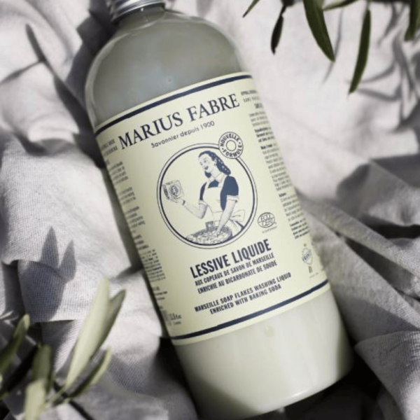 Marius Fabre Marseille Liquid Laundry Soap with Bicarbonate of Soda (1 L) #10086599 Online - Image 2