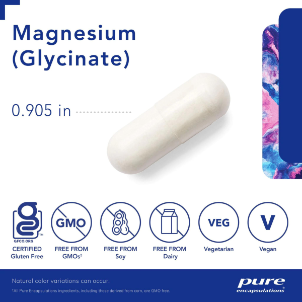 Pure Encapsulations Magnesium (glycinate) capsules (180 count) #10085789 Discount - Image 3