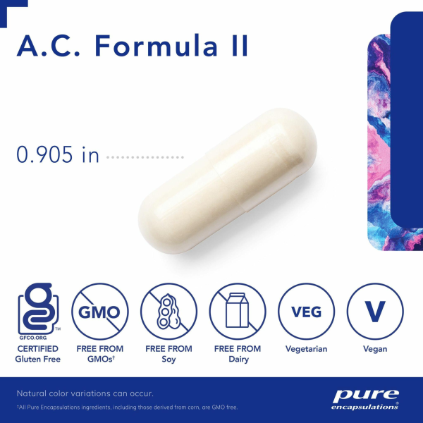 Pure Encapsulations A.C. Formula II Capsules (120 count) #10085819 For Cheap - Image 3