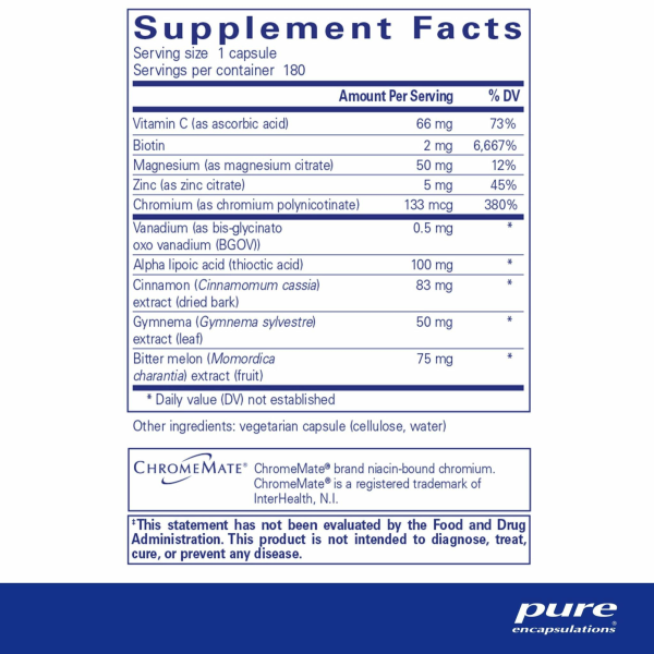 Pure Encapsulations GlucoFunction Capsules (180 count) #10085793 Cheap - Image 2