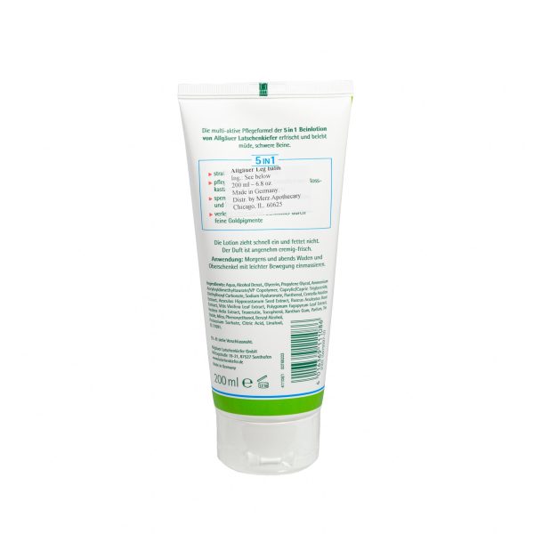 Allgauer Latschenkiefer 5 in 1 Beinlotion (200 ml) #10086557 For Sale - Image 2