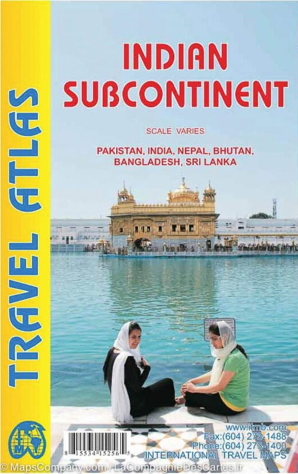 Pocket road atlas - Indian Subcontinent | ITM Online
