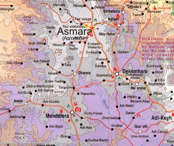 Travel map - Ethiopia & Eritrea | ITM Online - Image 5