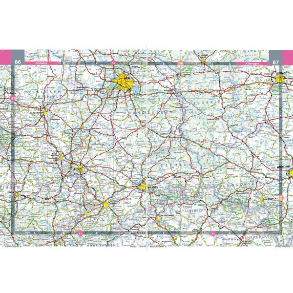 Spiral Road Atlas - Europe (Multilingual) - A4 Format | Michelin  Cheap - Image 4