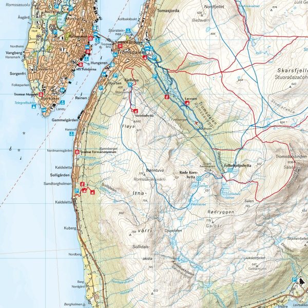 Hiking map - Tromsø (Norway) | Calazo - 1:50,000 on Sale - Image 4