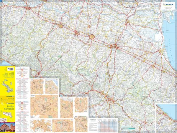Road map # 357 - Emilie - Romagna (Bologna Region, Italy) | Michelin (French) Cheap - Image 3