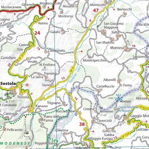 Road map # 357 - Emilie - Romagna (Bologna Region, Italy) | Michelin (French) Cheap - Image 4