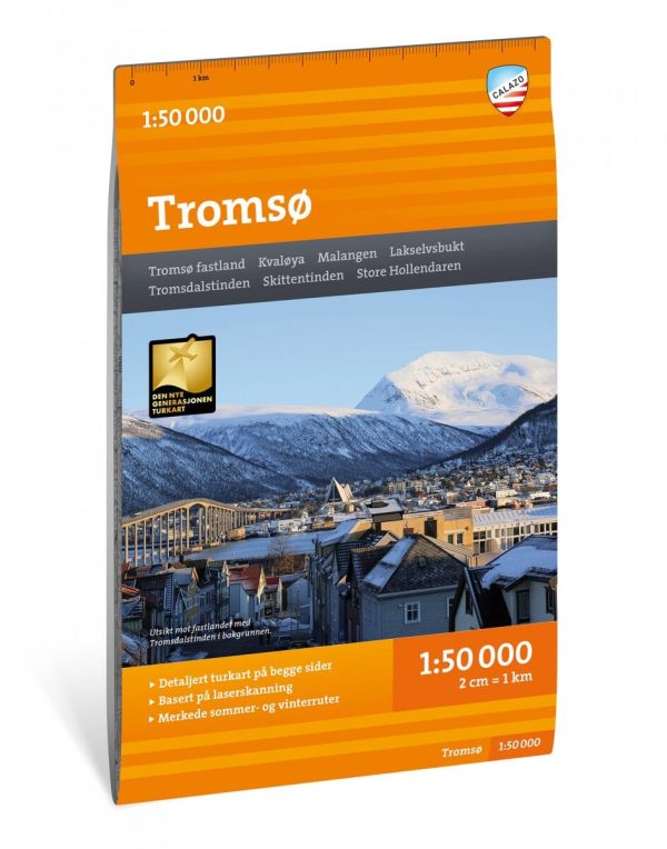Hiking map - Tromsø (Norway) | Calazo - 1:50,000 on Sale