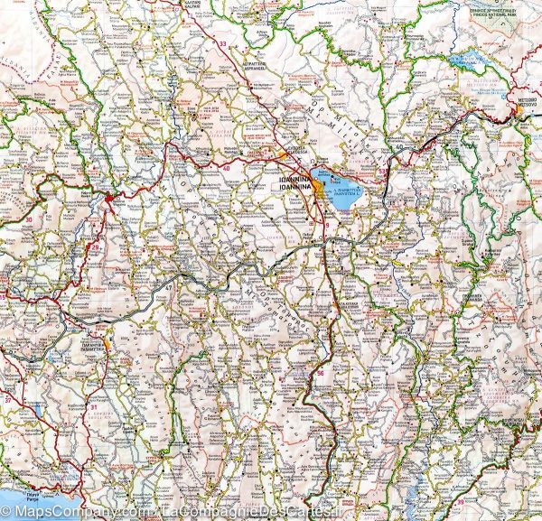 Travel map # 3 - Epirus and Macedonia West (Greek Administrative Region) | Terrain Cartography Supply - Image 3