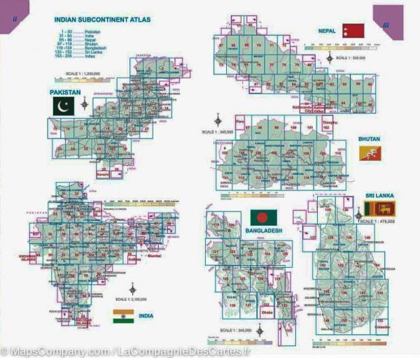 Pocket road atlas - Indian Subcontinent | ITM Online - Image 2