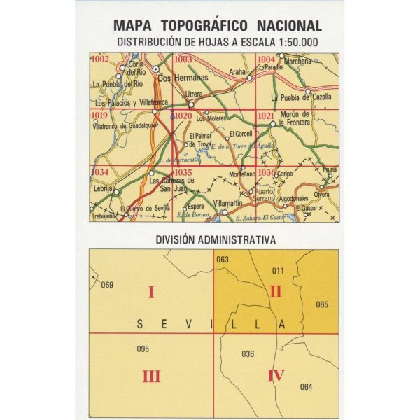 Topographic map of Spain # 1020.2 - La Gironda | CNIG - 1 25 000 Online now - Image 3