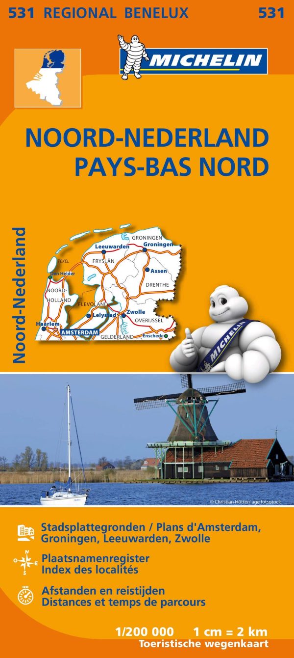 Road map # 531 - North Netherlands | Michelin Online