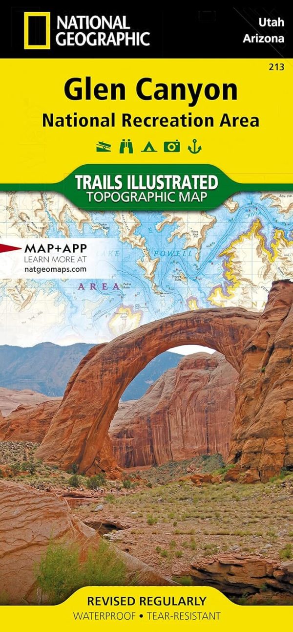 Hiking map # 213 - Glen Canyon Park (Utah, Arizona) | National Geographic Online now