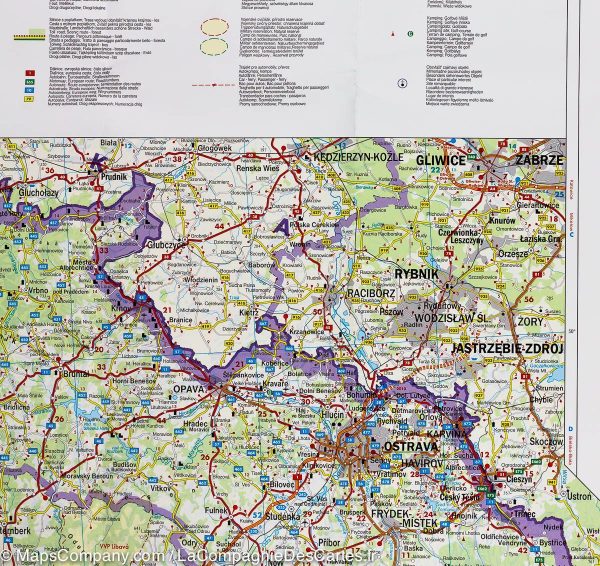 Road map - Czech Republic at 1   400,000 | Freytag & Berndt Online Sale - Image 4