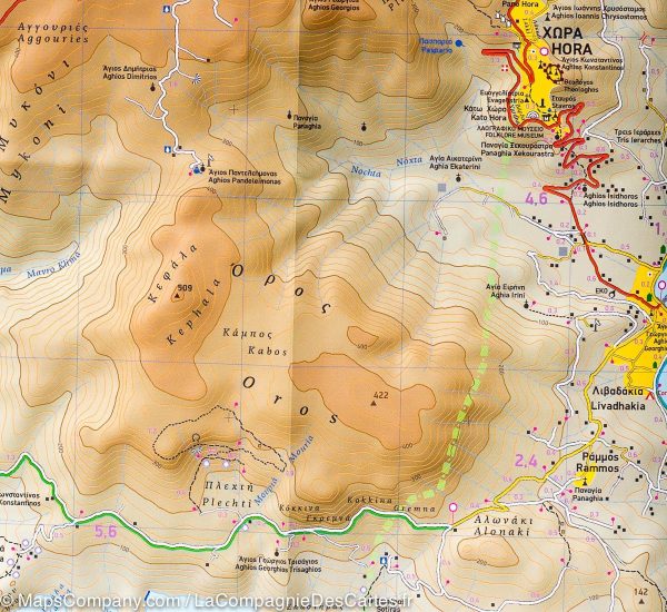 Hiking map - Serifos Island (Greece) | Terrain Cartography Cheap - Image 4