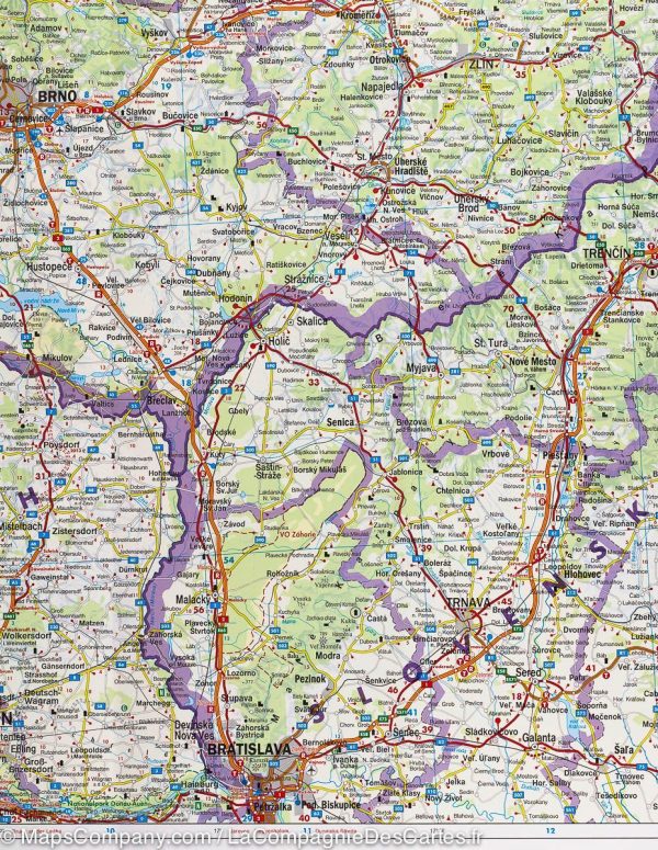 Road map - Czech Republic at 1   400,000 | Freytag & Berndt Online Sale - Image 3