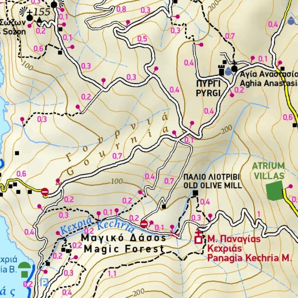 Hiking map - Island of Skiathos (Greece) | Terrain Cartography Online - Image 5