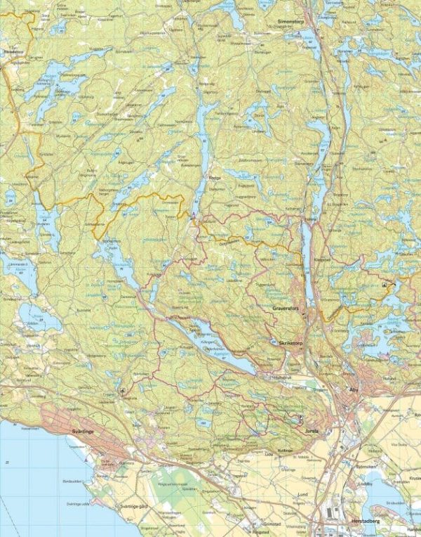 Hiking map - Norrköping (Sweden) | calazo Fashion - Image 3