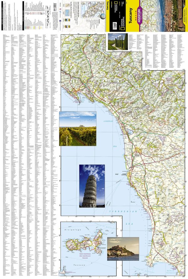Road map - Tuscany | National Geographic Sale - Image 3