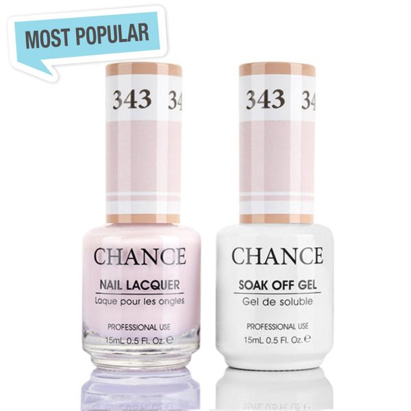 Chance Gel & Nail Lacquer Duo 0.5oz 343 For Cheap