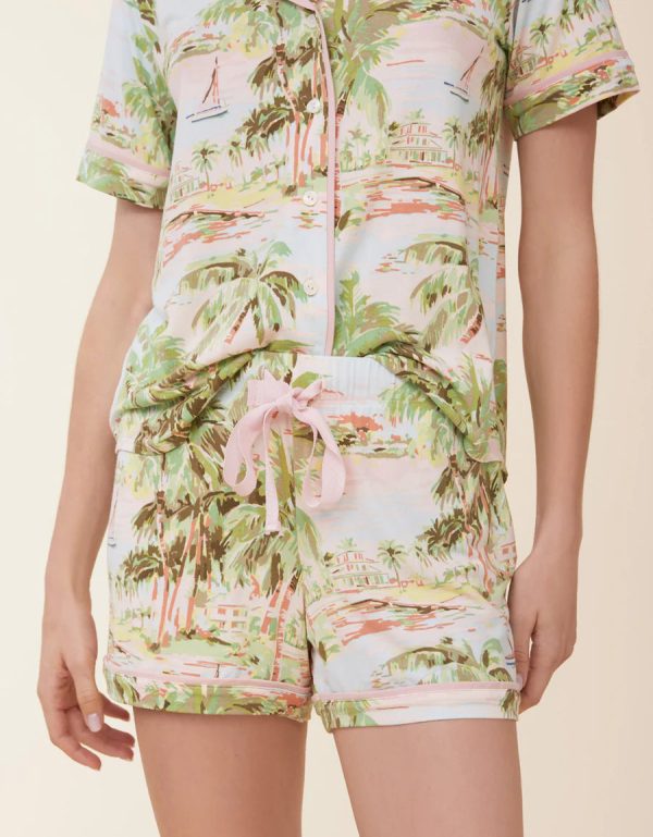 Spartina 449 - Pajama Short Overboard Coastal Dreams (Add-On) For Cheap